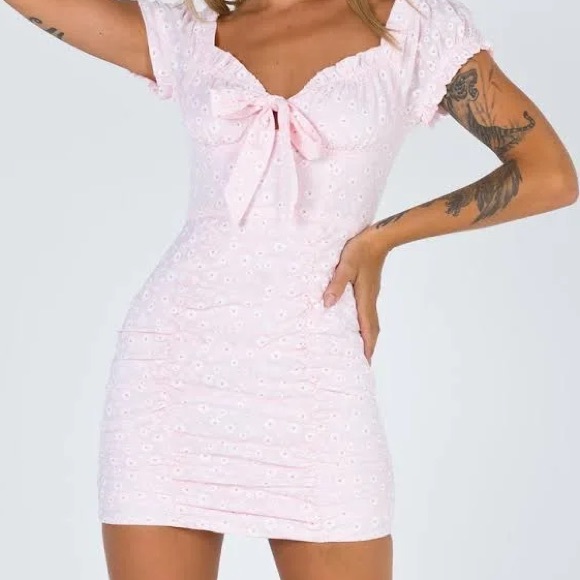 Princess Polly back to Paris babydoll dress - Picture 3 of 6